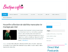Tablet Screenshot of caftan-boutique.net